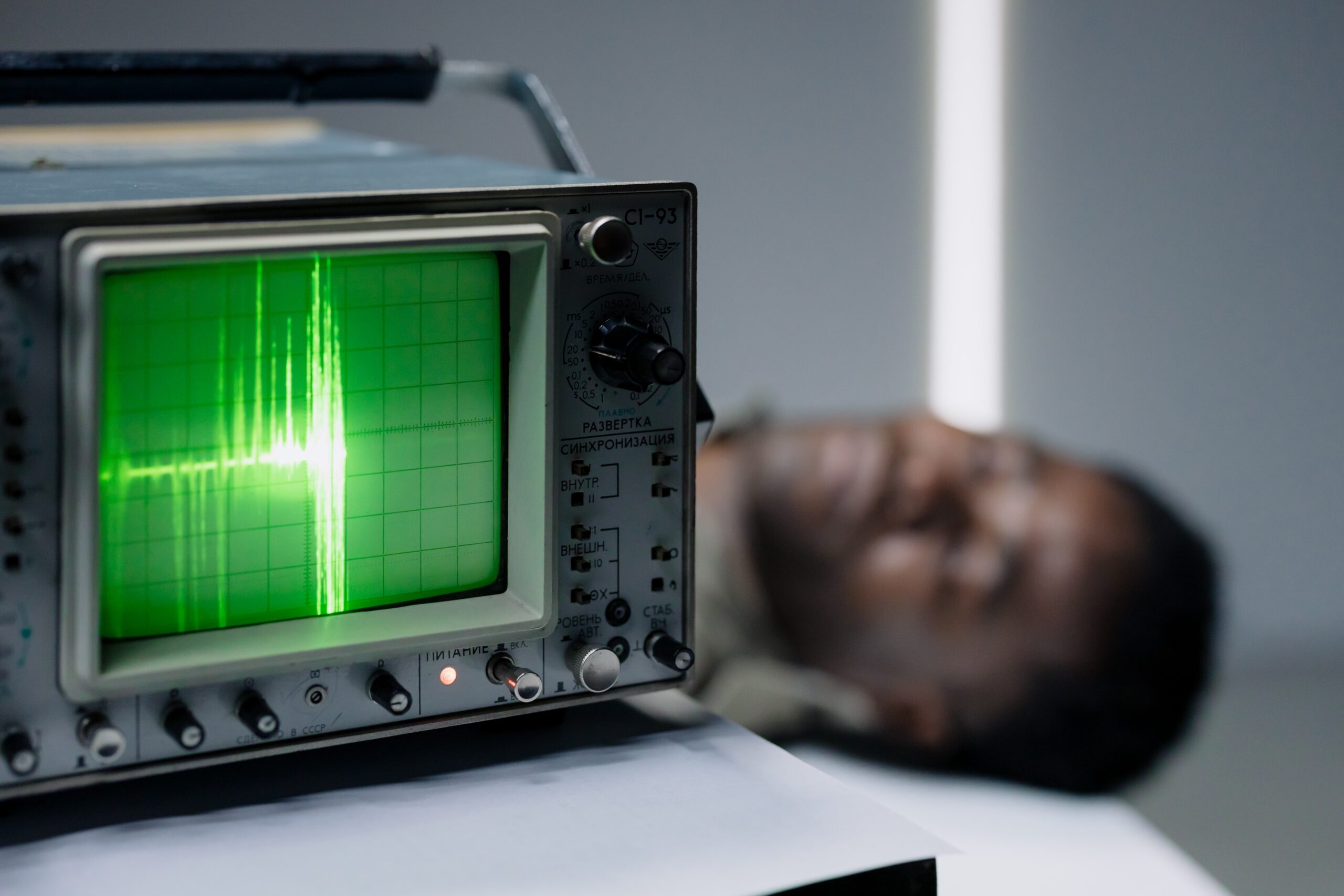 oscilloscope screen